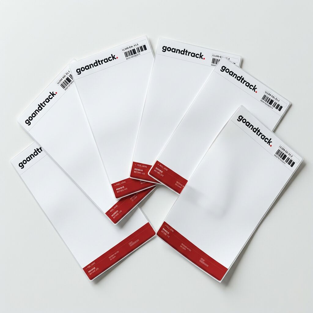 Disposable smart labels — peel, apply, scan, deployed across logistics shipments